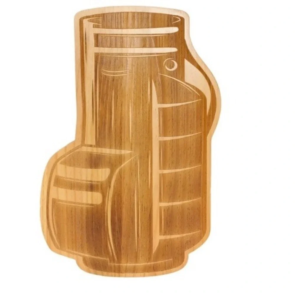 New J.S. Kraftsman Fore The Flavor Wooden Cutting Board & Spatula Set Dad Gift